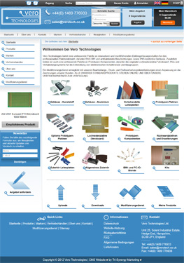 Vero Technologies German web site