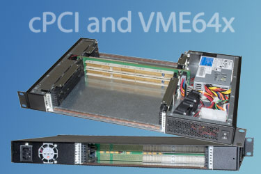 1U cPCI/VME64x chassis